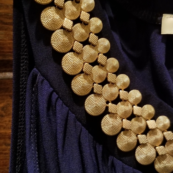 Navy blue maxi dress - Picture 2 of 2